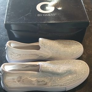 G by guess embellished loafers size 8 medium